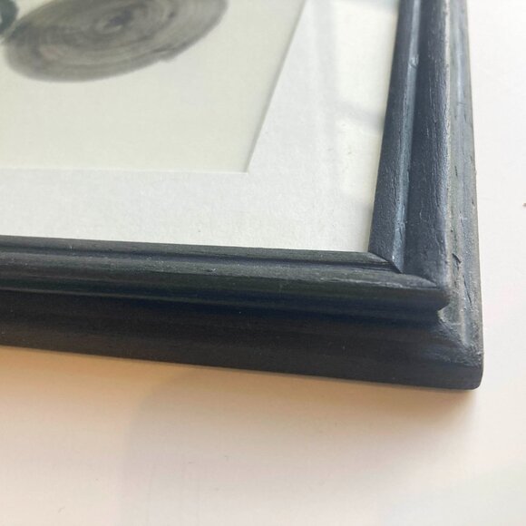 Set of 2: Framed Watercolor Artwork, Black/White - Picture 7 of 11